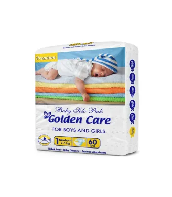 Scutece pt bebelusi Engros, Golden Care Baby, Marimea 1, 60 buc / pachet, bax 4 pachete