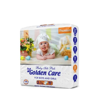 Scutece pt bebelusi Engros, Golden Care Baby, Marimea 2, 80 buc / pachet, bax 4 pachete