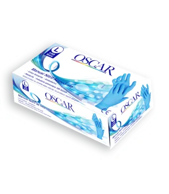 Manusi Nitril nepudrate Engros, Oscar, Masura L, 100 buc / cutie, bax 20 cutii