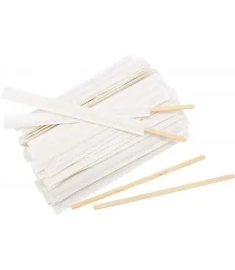 Paletine Lemn Pentru Cafea Engros, Ambalate individual, Oscar, din lemn, set 500 buc, bax 30 seturi