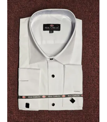 Cămăși Slimfit Guler de Cravată cu Butoni Engross (S M L XL XXL)