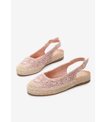 Espadrile vara dama, engros, din material textil cu flori