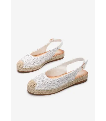 Espadrile vara dama, engros, din material textil cu flori