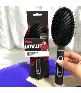 Perie ovală LOV.U Detangling Addict cu dinți dubli – soluția profesională pentru un păr neted, fără rupere și fără noduri Engros