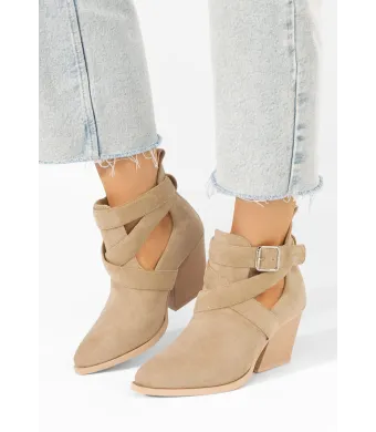 Botine dama vara, engros, din material sintetic
