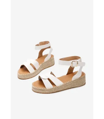 Sandale dama casual cu platforma, din material sintetic