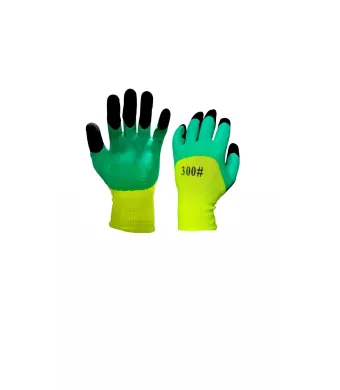 Manusi de gardina culoarea verde 12/SET