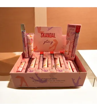 Set Cadou “Skandal Glitzy”  – Apă de toaletă tip pix + Loțiune de corp 35 ml Engros