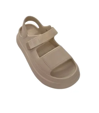 Sandale Dama cu Arici, Realizate din Spuma EVA, Foarte Usoare si Confortabile, Talpa inalta, Engross, 8buc/bax, 36-41, Model 2025, Bej
