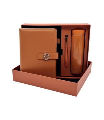 Set Cadou Engros 3 piese agenda 21x15 cm, pix si termos