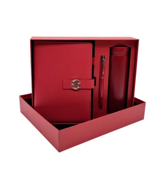 Set Cadou Engros 3 piese agenda 21x15 cm, pix si termos