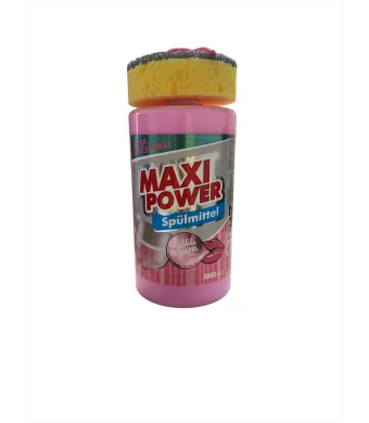 Detergent de vase Maxi Power cu burete – 1L /6buc