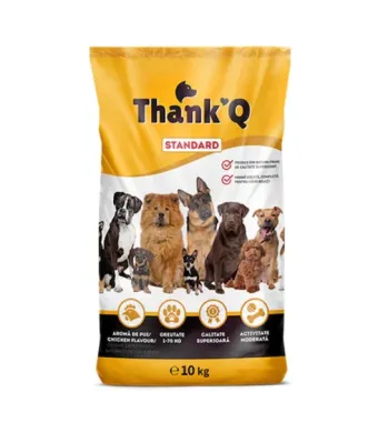 Hrana uscata Thank Q pentru caini adulti Engros, cu aroma de pui, 10 kg