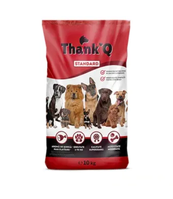 Hrana uscata Thank Q pentru caini adulti Engros, cu aroma de sunca, 10 kg