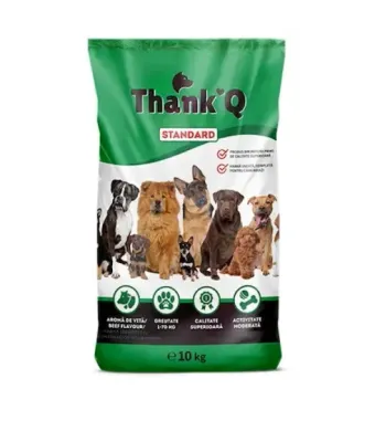 Hrana uscata Thank Q pentru caini adulti Engros, cu aroma de vita, 10 kg