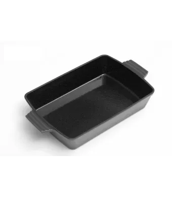 Tava din fonta emailata, 33x27x7cm, Marble Gray / DCN58734 Engros