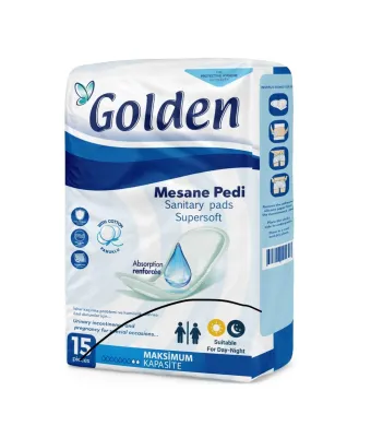 Tampoane incontinenta urinara Engros, unisex, Golden, 120x160 cm, 15 buc / pachet, bax 16 pachete