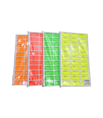 Etichete pret Engros, set 30 coli, 33 buc / coala, diverse culori