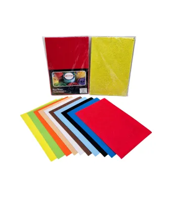 Fetru colorat Engros set 10 culori A4