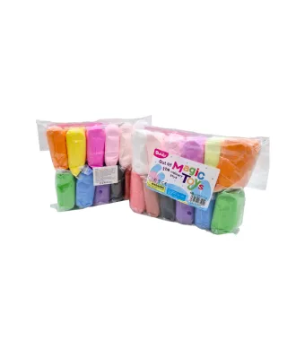 Plastilina ușoară Engros, Magic Clay, 12 culori 440 grame