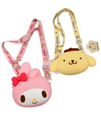 Geanta Mini Copii Tip Crossbody 20x11cm cu Curea Reglabila – Model Animal Dragut din Silicon Moale, Accesoriu Kawaii, En-gros