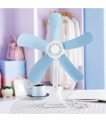 Ventilator cu 5 Palete și Clește de Prindere – 40 cm, Silențios, Ideal pentru Birou sau Dormitor,En-gros