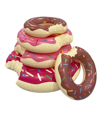 ​Colac Gonflabil Donut,engros,color mix. 70cm