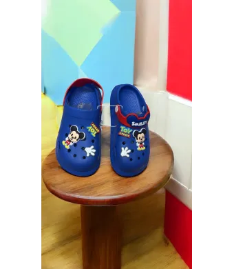 Papuci Copii „Toy Smile” – Bleumarin cu Mickey Mouse & Toy Story,Diverse culori,En-gros (18, 19, 20, 21, 22, 23 )