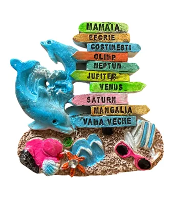 Magneți Suvenir “Stațiuni”,engros,7x7cm