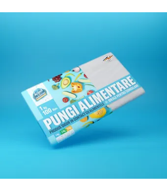 Pungi alimentare Engros Pungi Congelator 1kg - 100 Pungi/Set - Acasă si Industrial