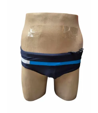 Slipi de baie pentru Barbati cu siret,  Marimi 46-54, 10buc/set, Engross, Bleumarin