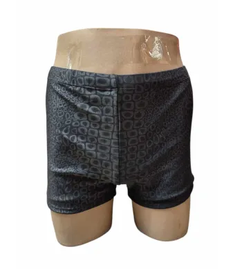 Slipi-Boxeri de baie pentru Barbati cu siret, Marimi normale, 10buc/set, Engross, Negru