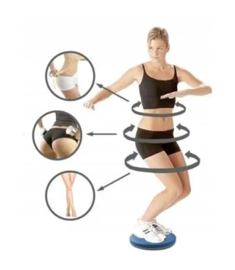 Disc Rotativ Fitness Waisttwisting, ENGROS