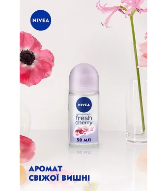 Deodorant roll on Engros Nivea 50ml Woman Fresh Cherry
