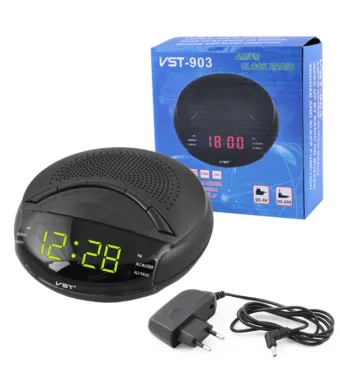 Ceas radio cu alarmă VST 903 en-gros cu design modern și functii multiple