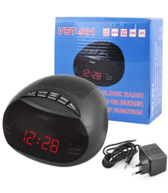 Ceas radio cu alarmă VST 901 en-gros cu design modern și compact