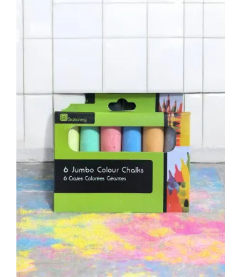 Set 6 Cretă Colorată Jumbo – Distracție la Dimensiuni Mari!,En-gros
