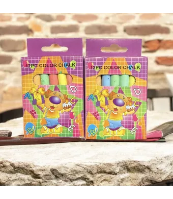 Set 12 Cretă Colorată pentru Copii – Joacă și Creativitate în Fiecare Zi!,En-gros