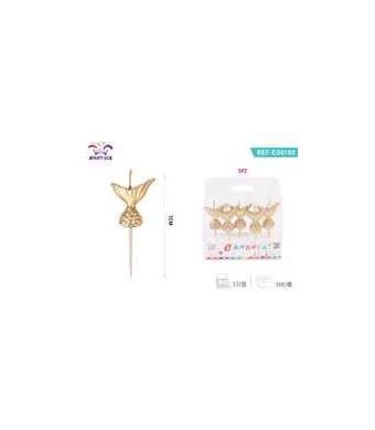 Lumanari aniversare Engros, 7 cm, sirene, set 5 buc