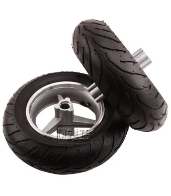 Set roata 400-8 cu anvelopa camera si janta pentru lize roabe si carucioare engros