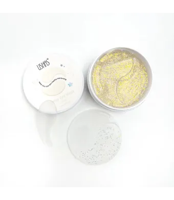 Ushas Glitter Eye Mask cu Extract de Melc – 60 plasturi pentru ochi obosiți, 1.4 g bucata HA483 Engros