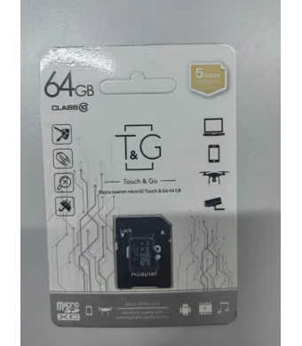 Card de memorie MicroSDHC T&G, 64GB, Class 10, cu adaptor SD inclus engross