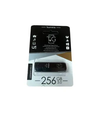Memorie USB Flash 3.0 256GB Touch & Go, Negru, Plastic, Transfer Rapid până la 5 Gbit/s, Compactă și Rezistentă engross