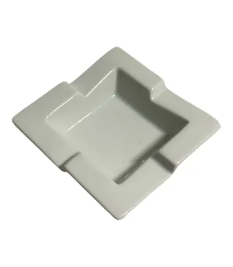 Scrumieră pătrată din ceramică, engros 10x3cm