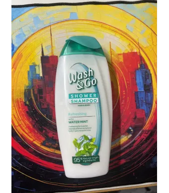 WASH&GO SHOWER SHAMPOO WATER MINT 250ML/12buc