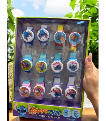Ceas Electronic pentru Copii – Model Stitch „Happy Time”,En-gros