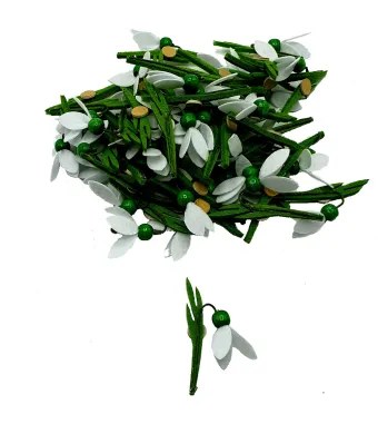 Figurina fetru floare 50/set , 3 cm , engros