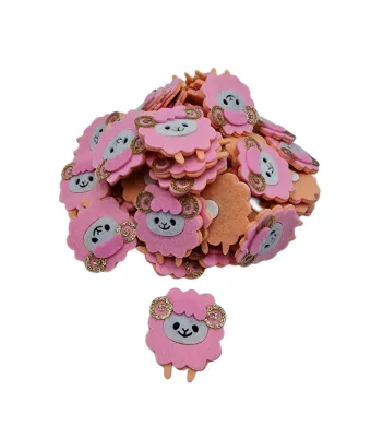 Figurina fetru iepure 50/set , 5 cm , engros
