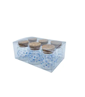 Sticlute mir 6/set bleu , 4,7cm x h5cm , engros
