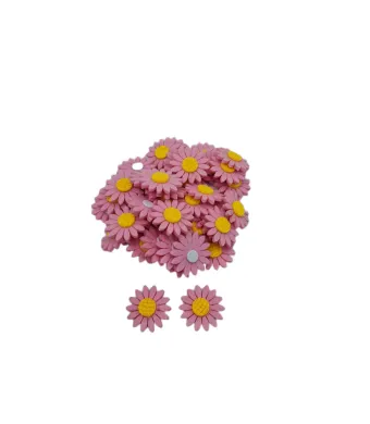 Figurina fetru floare 50/set , 3 cm , engros
